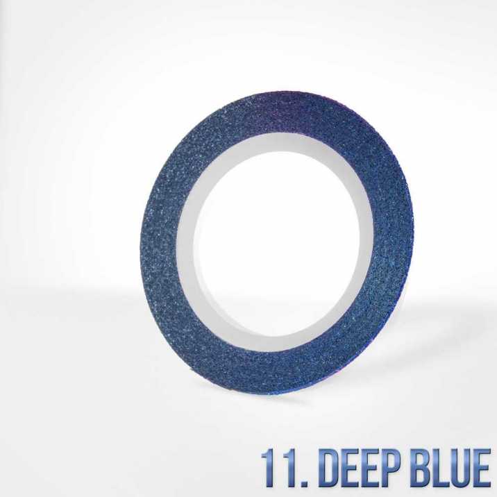 11. Nitka do zdobień (brokatowa) - deep blue