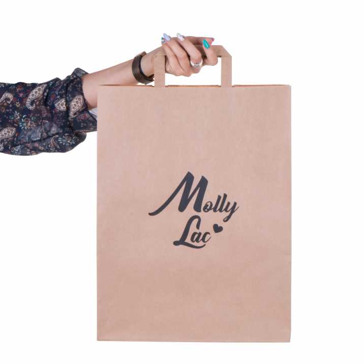 Paper eco shopping bag MollyLac 1 pc