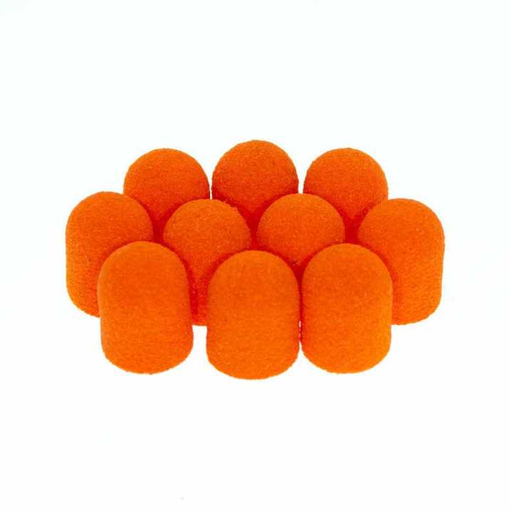 Kapturek kapturki ścierne do pedicure Fabric PODO Orange Pomarańczowy 13mm gradacja 240