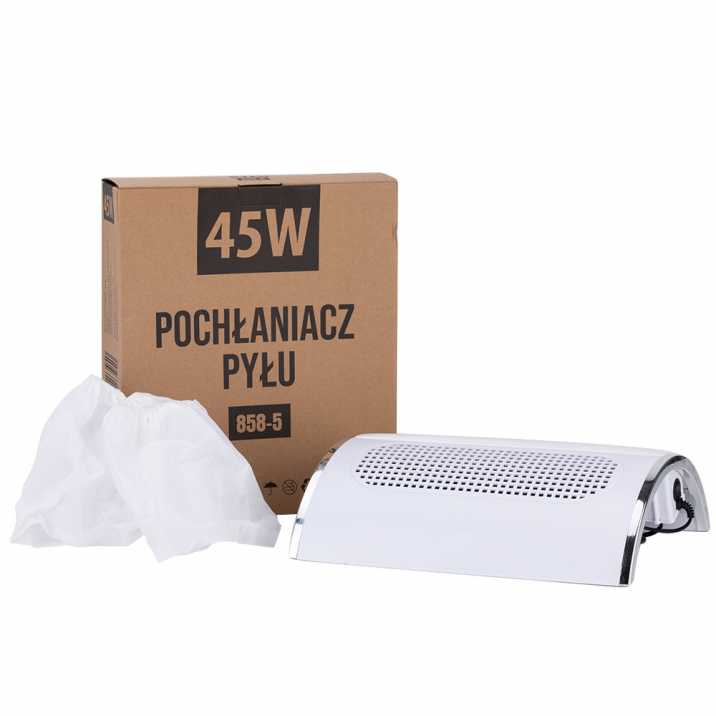 Workowy pochłaniacz do pyłu 3 wiatraki 858-5 45W biały