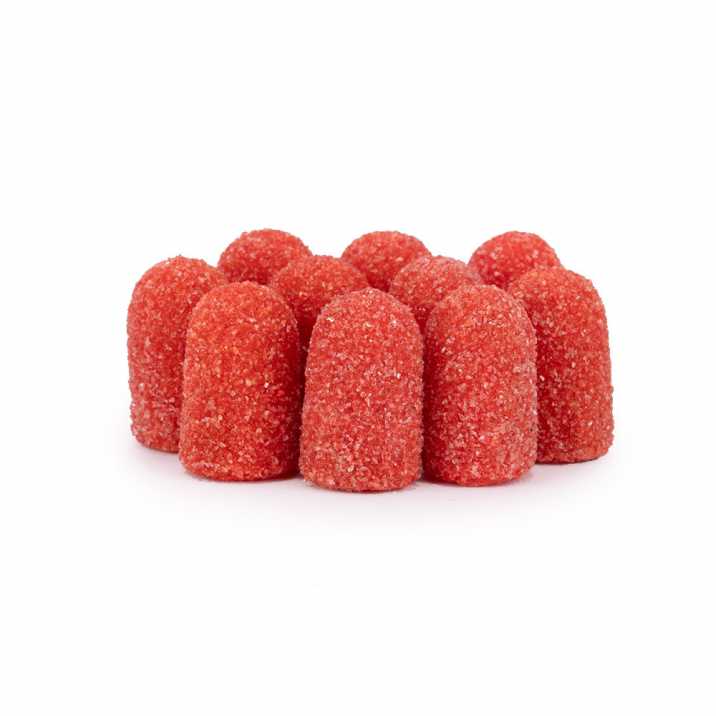 Kapturki do pedicure 7 mm gradacja 60 10 szt Fabric Podo AlleMed Pomarańczowy Orange