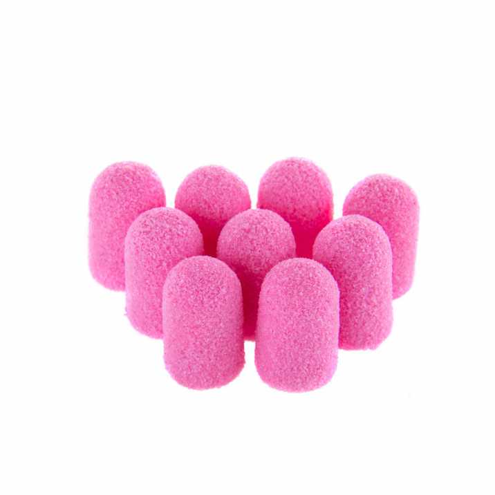 Kapturki do pedicure 7 mm gradacja 60 10 szt ABS Podo AlleMed Różowy Pink