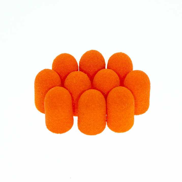 Kapturki do pedicure 7 mm gradacja 180 10 szt ABS Podo AlleMed Pomarańczowy Orange