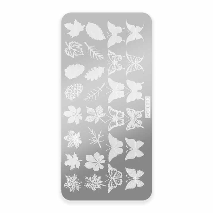 Blaszka do stempli ze wzorkami ZG-L010