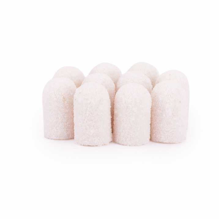 Kapturki do pedicure 7 mm gradacja 80 10 szt ABS Podo AlleMed Biały White