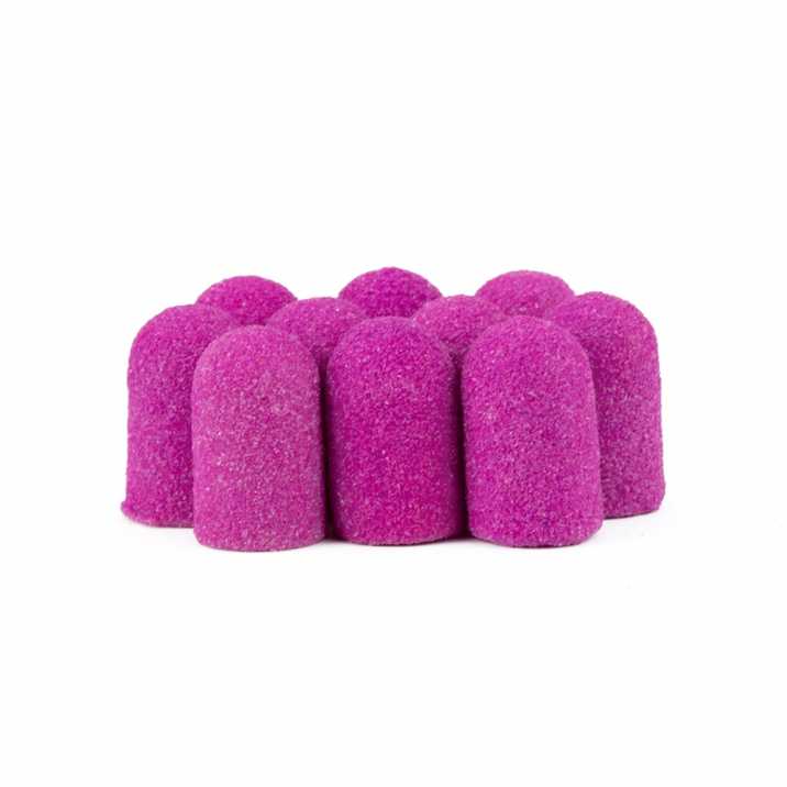 Kapturki do pedicure 7 mm gradacja 120 10 szt ABS Podo AlleMed Fioletowy Purple