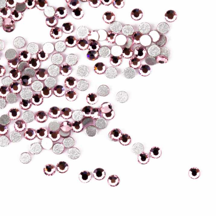 Cyrkonie a la swarovski - ss3 - light rose 1440 szt. Paczka