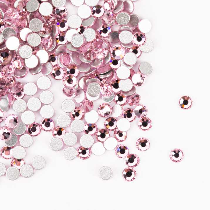 Cyrkonie a la swarovski - ss10 - light rose 1440 szt. Paczka