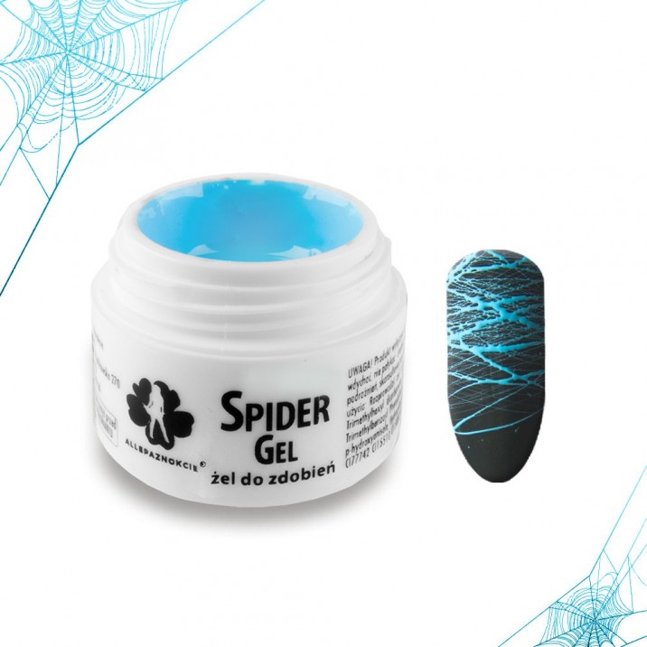 Spider Gel precision gel for decorating blue Baby Blue 3ml