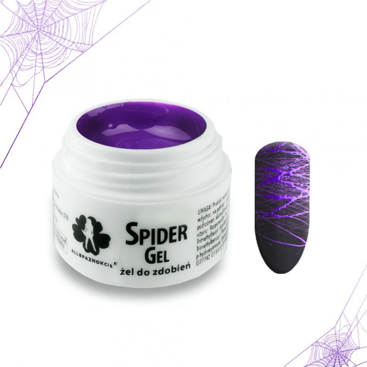 Spider Gel precision gel for decorating Violet Purple 3ml
