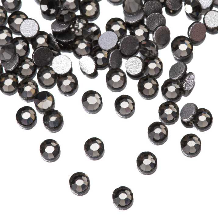 Cyrkonie a la swarovski - ss3 - black diamond 1440 szt. Paczka