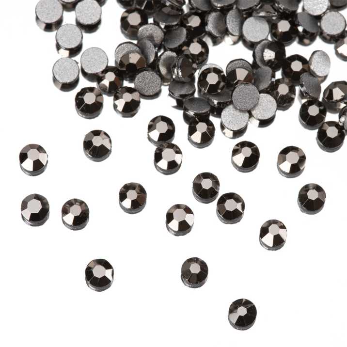 Cyrkonie a la swarovski - ss5 - jet hematite 1440 szt. - paczka