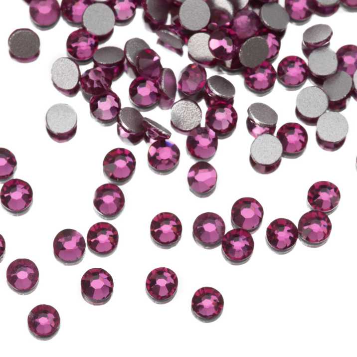 Cyrkonie a la swarovski - ss5 - fuchsia 50 szt.