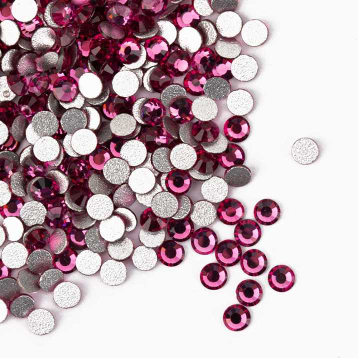 Cyrkonie a la swarovski - ss10 - fuchsia 50 szt.