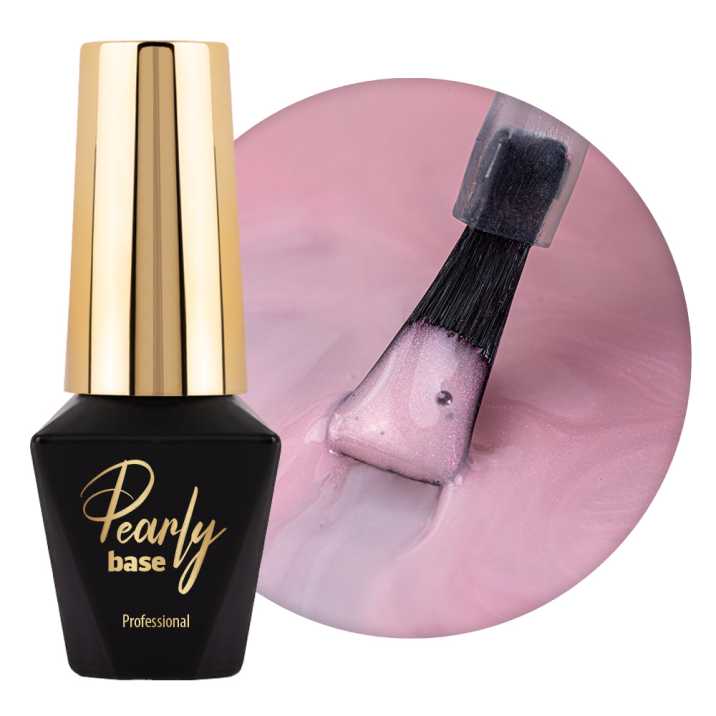 MollyLac Pearly Nail Builder Base Orchid 10 g