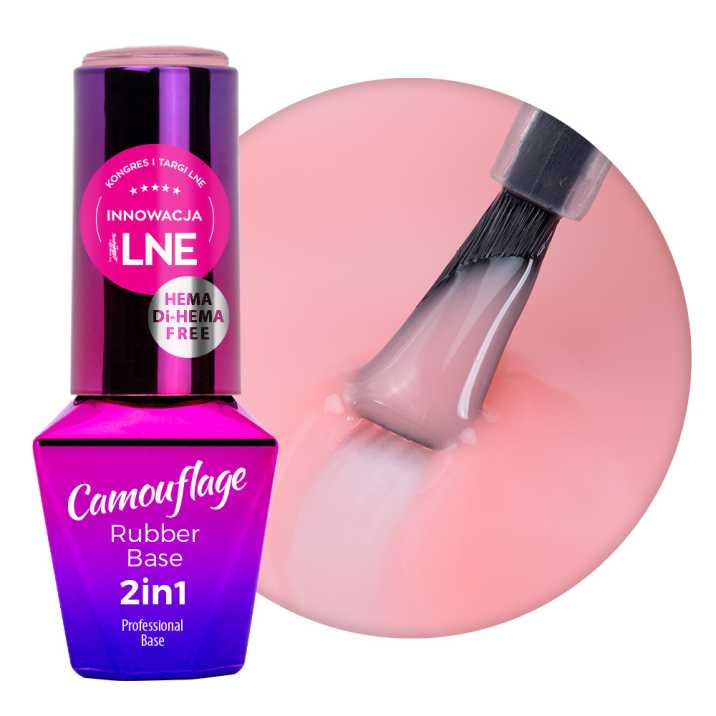 Caoutchouc Base 2in1 Camouflage MollyLac Skin Colour Sans HEMA ni Di-HEMA 10 g No. 9