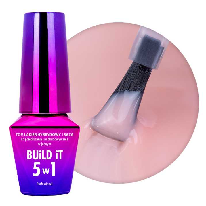 Build it 5in1 base lacquer and top in one 10g peach color