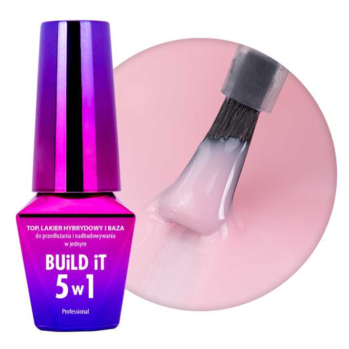 Build it 5in1 base lacquer and top in one 10 g rose color