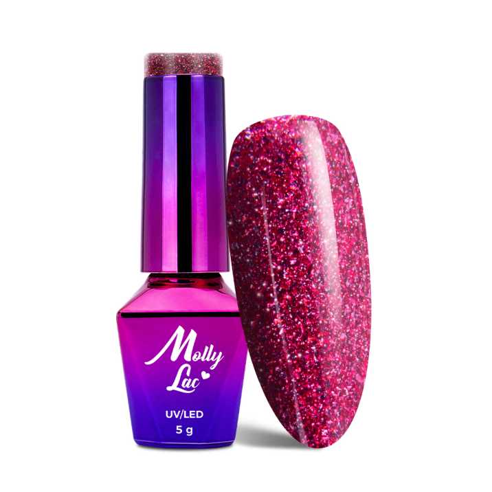 MollyLac Luxury Glam Midnight Kiss Vernis hybride 5 g No. 548