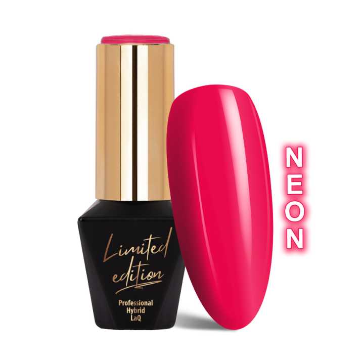 MollyLac Limited Edition Vernis hybride rose oriental Neon 10 g No 481