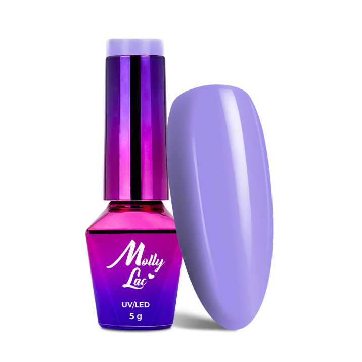 Lakier Hybrydowy Molly Lac - Glamour Women - Violet Room  5ml Nr 5