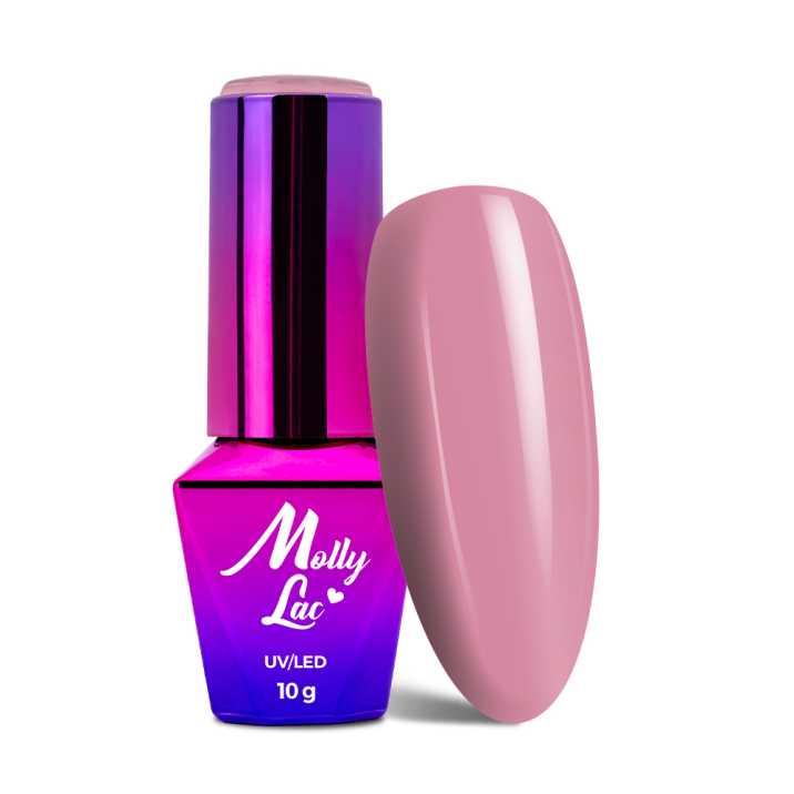MollyLac Glamour Women Powder Pink Dress Vernis hybride 10 g No 3