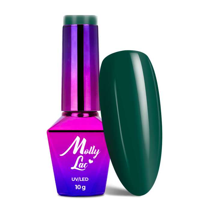 Lakier hybrydowy Molly Lac Rest&Relax Dark Green 10ml nr 91