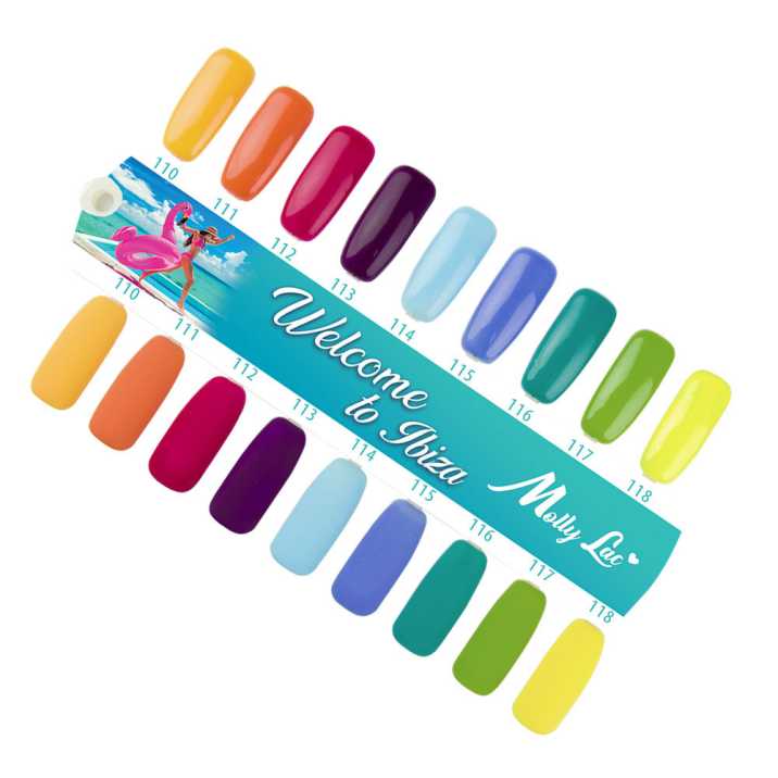 Molly Lac Welcome To Ibiza Gloss et Matte 9 Couleurs