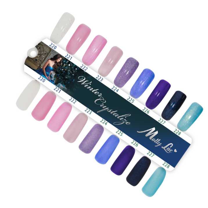 STENCIL MOLLY LAC - WINTER CRYSTALIZE - GLOSS AND MATT - 9 COLORS