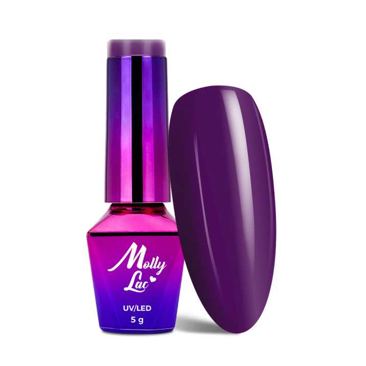HYBRID LACQUER MOLLY LAC OBSESSION NAUGHTY PURPLE 5 G NO. 213
