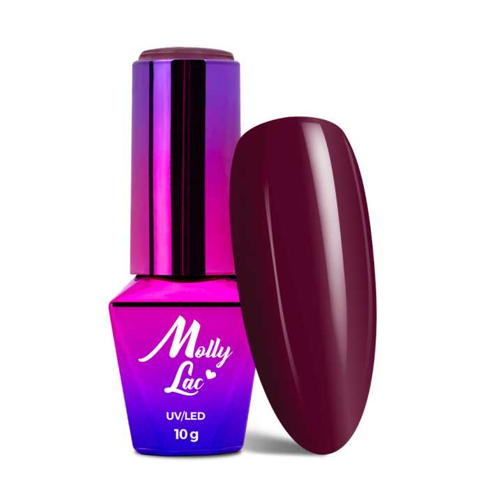 HYBRID LACQUER MOLLY LAC HEARTS & KISSES RED WINE 10 G NO. 190