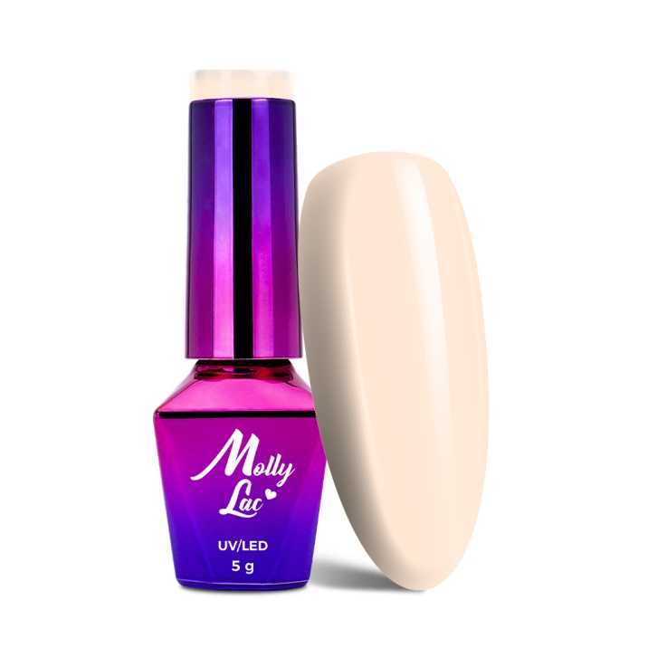 LAKIER HYBRYDOWY MOLLY LAC - WEDDING - YES, I DO - I LOVE PINK 5ml Nr 27