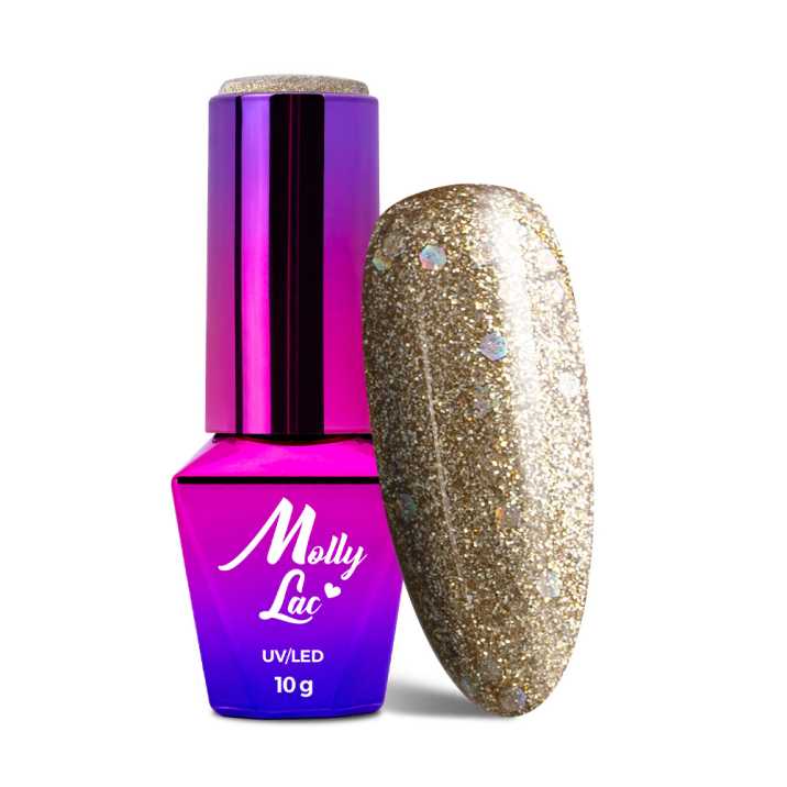 HYBRID LACQUER MOLLY LAC - QUEENS OF LIFE - PERFECT GOLD 10 g No  32