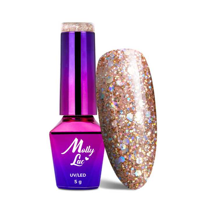 HYBRID LACQUER MOLLY LAC - QUEENS OF LIFE - ROSE GOLD 5 g No. 33
