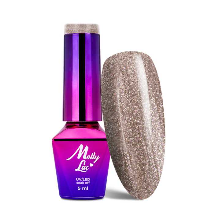 Hybrid varnish Molly Lac Obsession Modest 5 ml No. 210