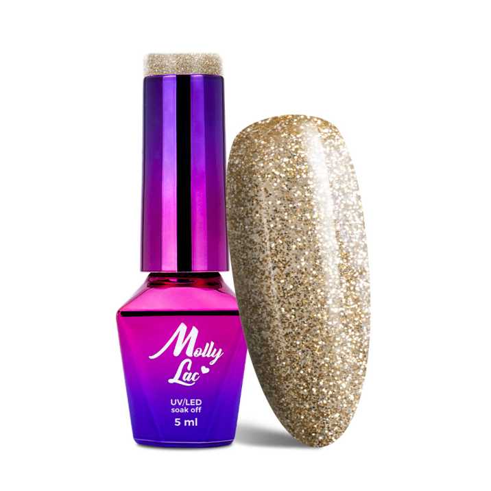 HYBRID LACQUER MOLLY LAC - QUEENS OF LIFE - RICH GOLD 5 ml No  38