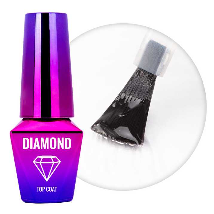 Diamond Top Coat MollyLac rewolucyjny top do lakierów klasycznych 10g