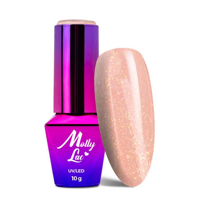 MollyLac vernis hybride Bling it on ! Innocent 10 g No. 501