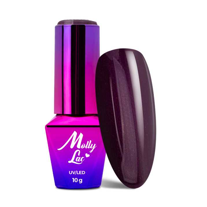 MollyLac I'm the Nudelover Vernis hybride liquide violet 10 g No. 528