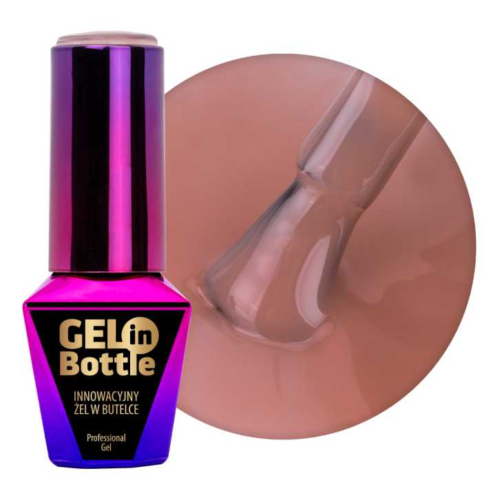 Żel budujący w butelce z pędzelkiem Gel in Bottle Molly Nails Tan Line 10g