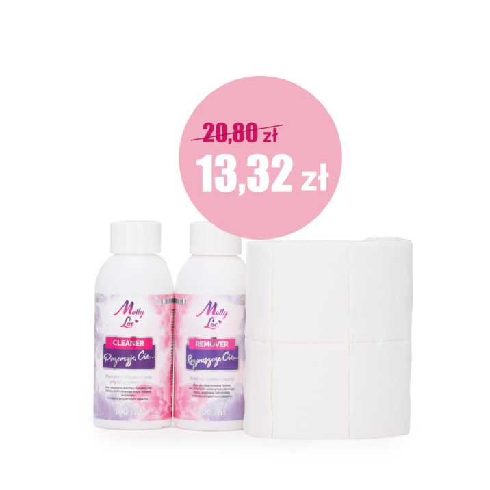 Flowing Set zestaw płynów cleaner + remover 100 ml