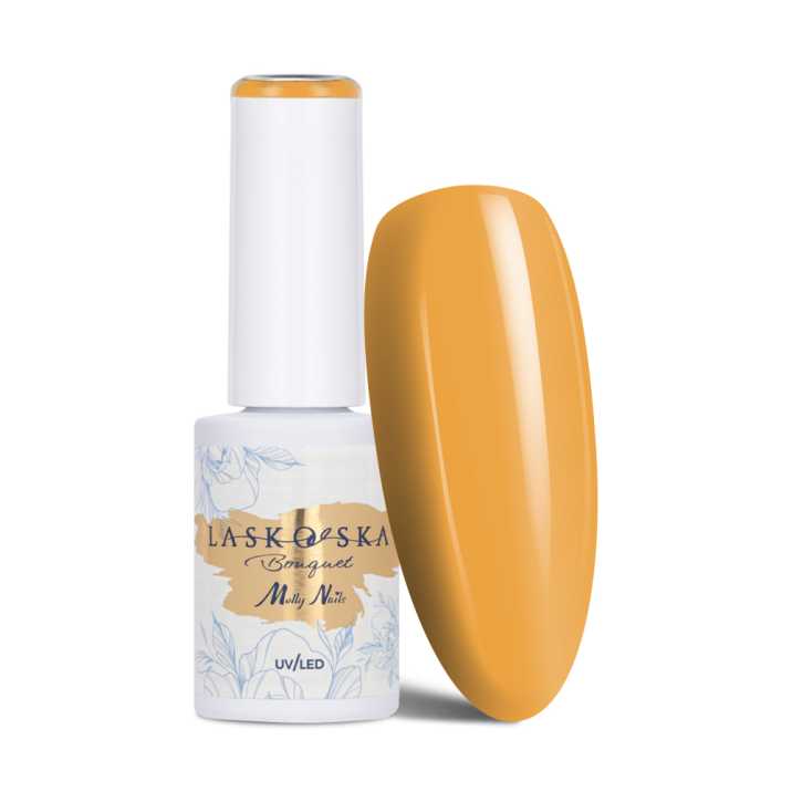 Lakier hybrydowy Molly Nails Bouquet Marigold by Laskovska Hema/di-hema free 7g