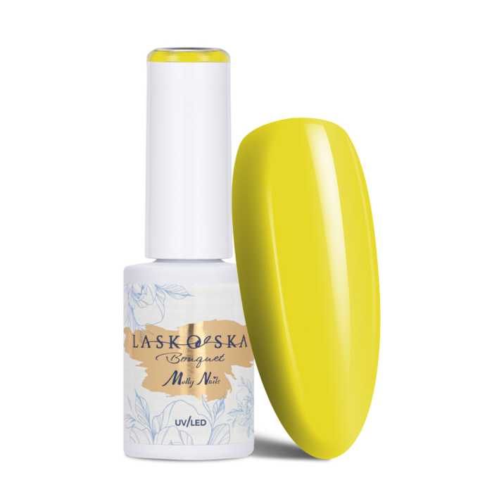 Lakier hybrydowy Molly Nails Bouquet Queen Lime by Laskovska HEMA/Di-HEMA Free 7g