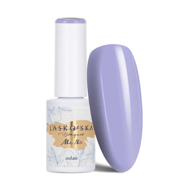 Lakier hybrydowy Molly Nails Bouquet Lavender by Laskovska Hema/di-hema free 7g