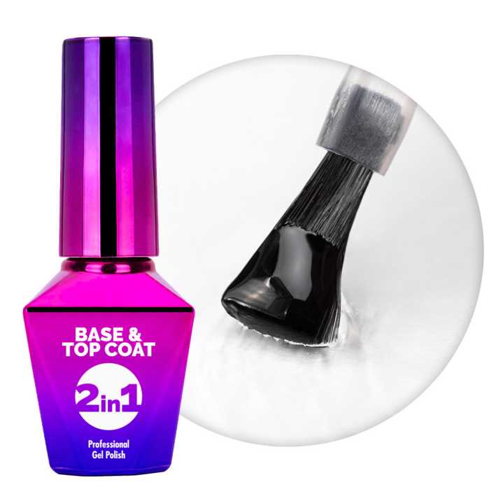 Baza Top 2w1 Base & Top Coat MollyLac 10g