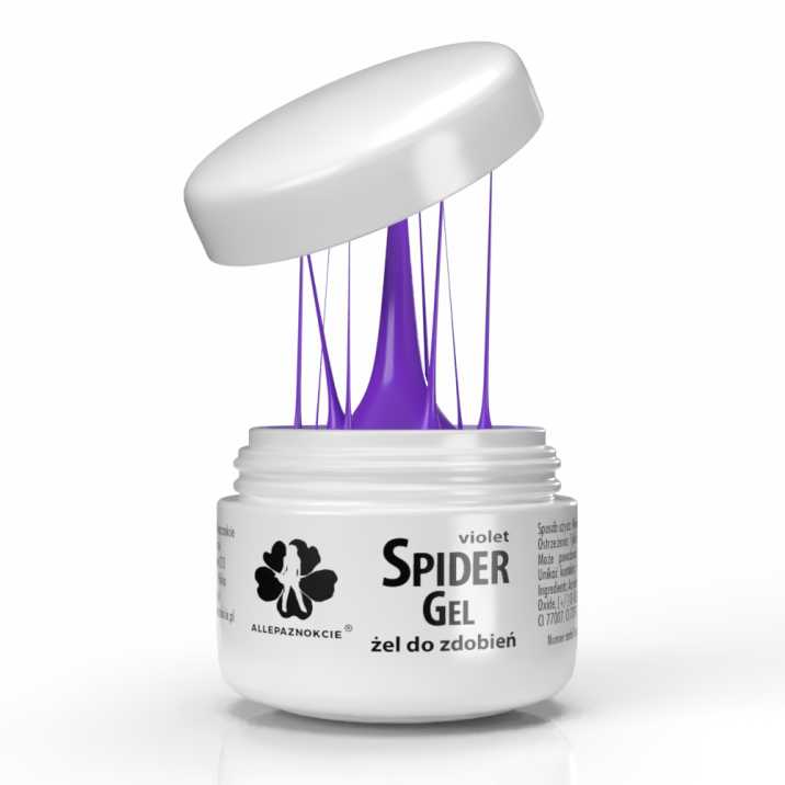 Spider Gel precyzyjny żel do zdobień Violet Fioletowy 3ml