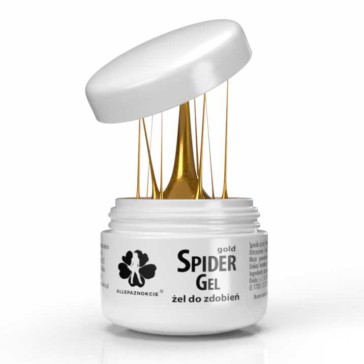 Spider Gel - precision gel for decorations - Gold/Gold 3ml