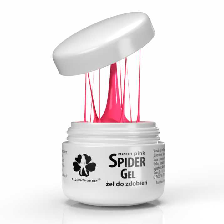 Spider Gel - precision gel for decorations - Pink/Neon Pink 3 ml