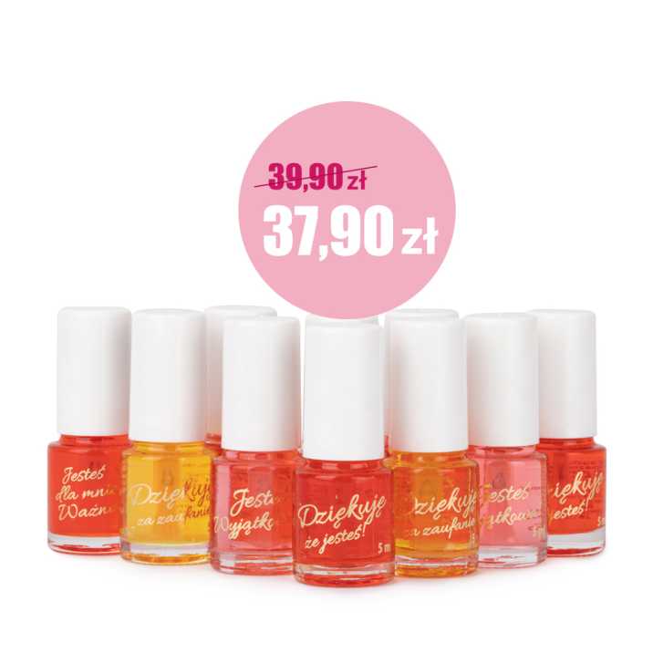 Pakiet oliwek okazjonalnych zapachowych z życzeniami 10 szt 5 ml