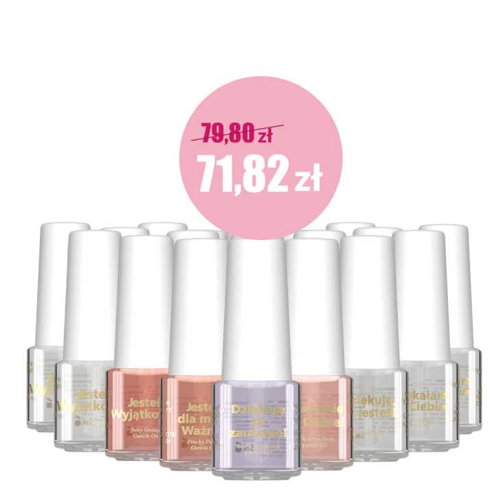 Pakiet oliwek okazjonalnych zapachowych z życzeniami 20 szt 5 ml